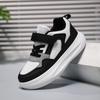 Jinjiang children's shoes spring 25 boys thick-soled leather board shoes 6-12 years old middle-aged and older children white casual shoes