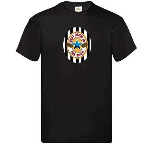 Best Mum In The Toon Black T-Shirt Adult tshirt Newcastle Utd Mothers Day Gift 4XL