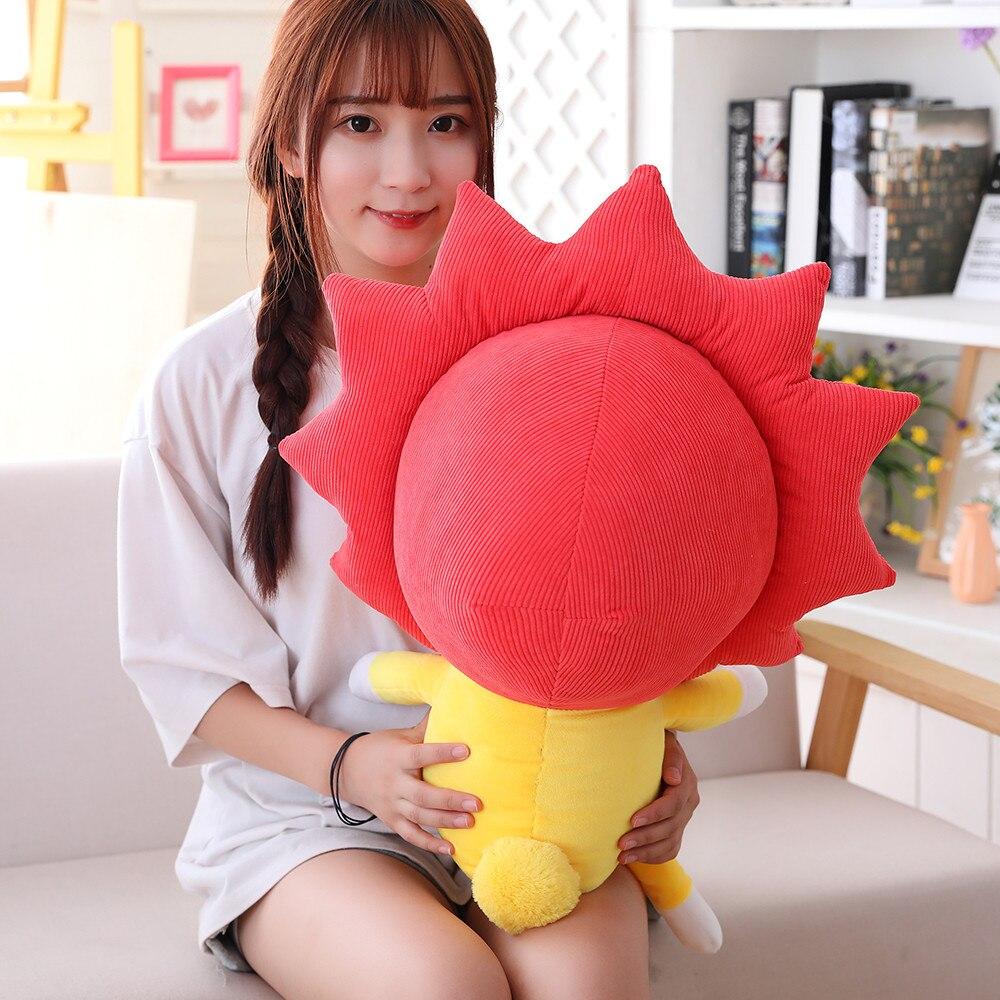 1pc 25 /30 /50cm Kawaii Sunflower Lion Plush Toys Cute Staffed Animal Doll Soft Cartoon Pillow Home Decoration Christmas Gift