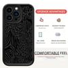 Black Leopard Groove Staircase Phone Case for iPhone 14/15/16/17 Pro Max