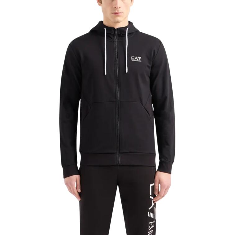 EMPORIO ARMANI Zip-Up Drawstring Hoodie 3DPM53-PJ05Z-1200