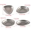 4 Pack Coffee Bean Weighing Plate Functional Coffee Dosing Tray Metal Tray Coffee Bean Plate Gift for Coffee Enthusiasts