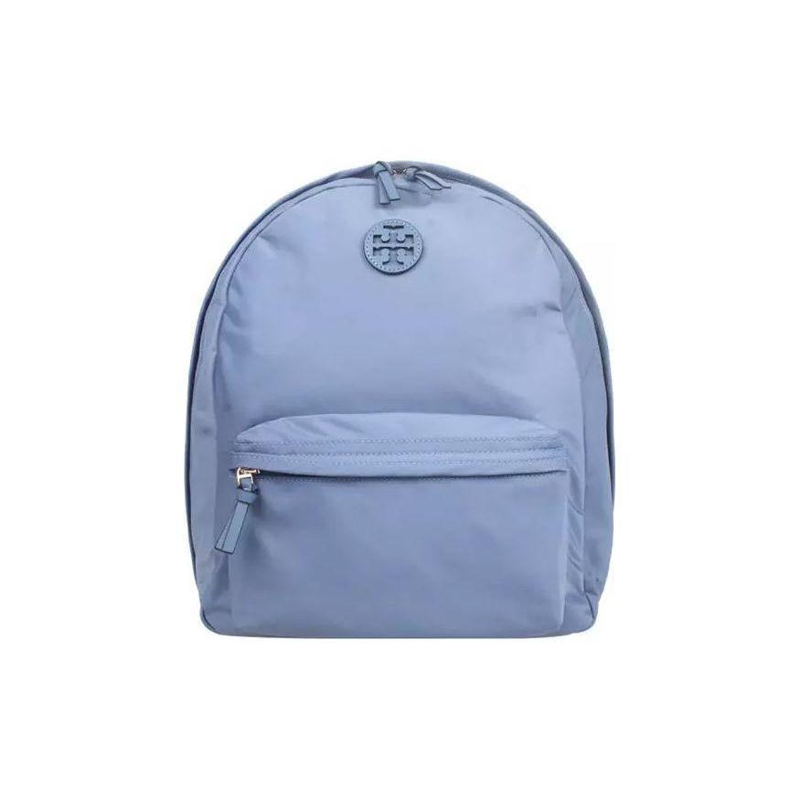 

Tory Burch Casual Sports Zipper Closure Nylon Backpack Women backpack Blue 73200-413 Basic Set (Bag+Dust Bag)