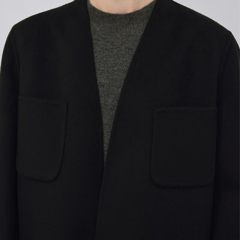 LESS 2023 Winter Cashmere Blend Wool Coat 2N0811240