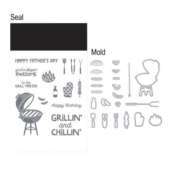 Stamps And Dies for Card Making And Scrapbooking Embossing Dies And Clear Stamps for Photo Albums Gift Boxes Greeting Cards DIY Scrapbooking Kit