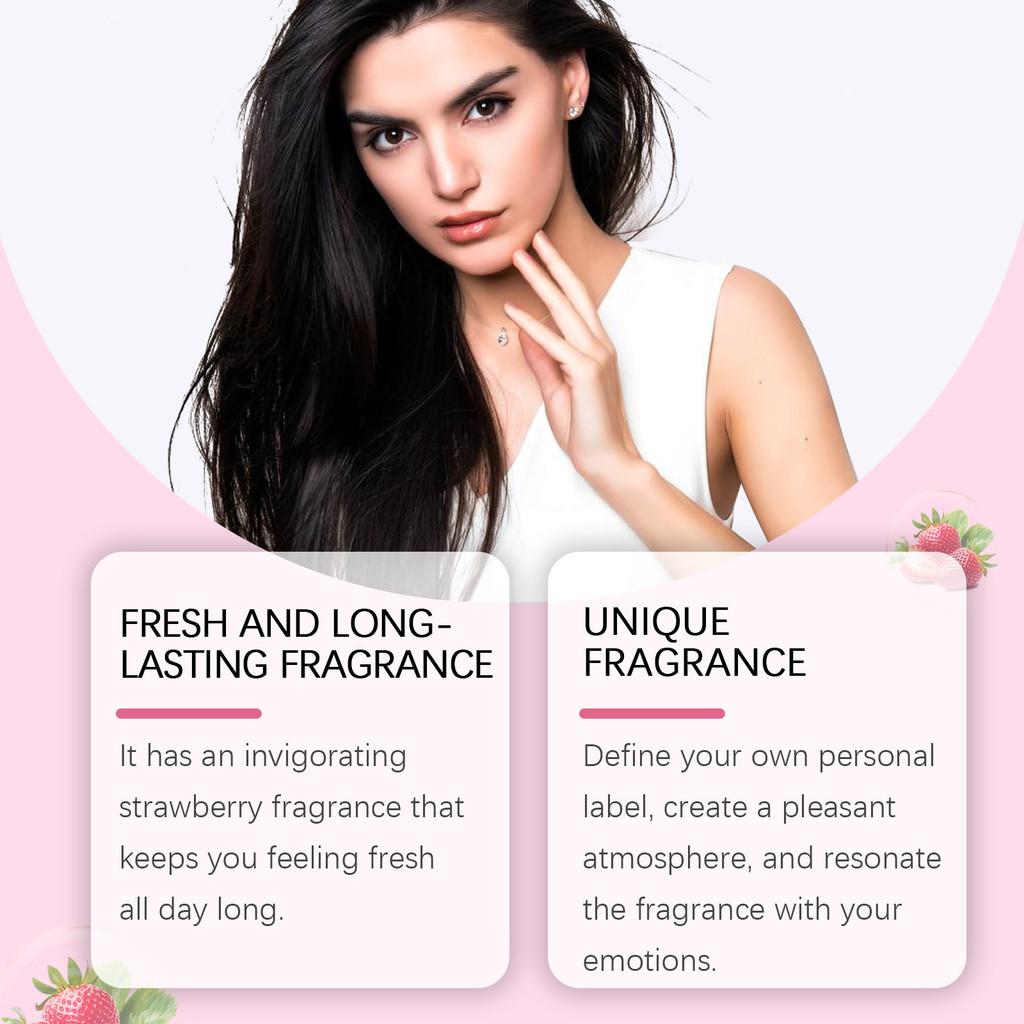 Oceaura Strawberry Musk Body Spray Refreshing Moisturizing Hydrating Fragrance 50ml