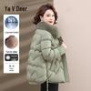 Yalu Women's Fox Fur Collar Warm Down Jacket