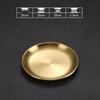 Thickened 304 Stainless Steel Round Serving Plates