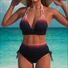 Nové Sexy Postupná Změna Evropský A Americký Módní Plavky Bikini Ženy Dvoudílné Bikini Plavky