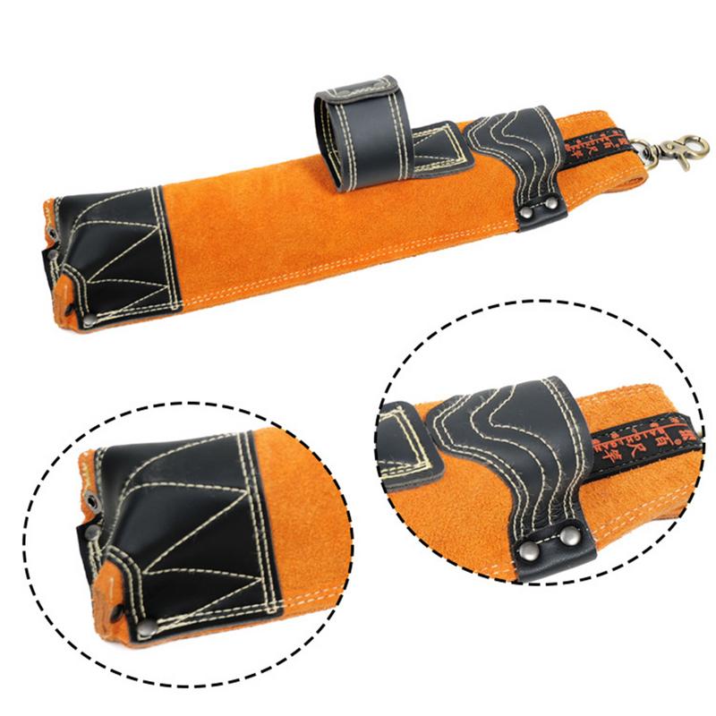 Welding Rod Holder Cowhide Welding Rod Storage Tube Welding Bag Welding Rod Pouch Welding Rod Waist Bag for Women Men Adults