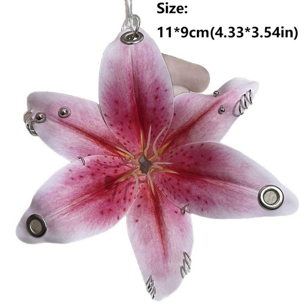 Simulation Flower Flower Keychain Exquisite Bag Pendant Creative Lily Keychain