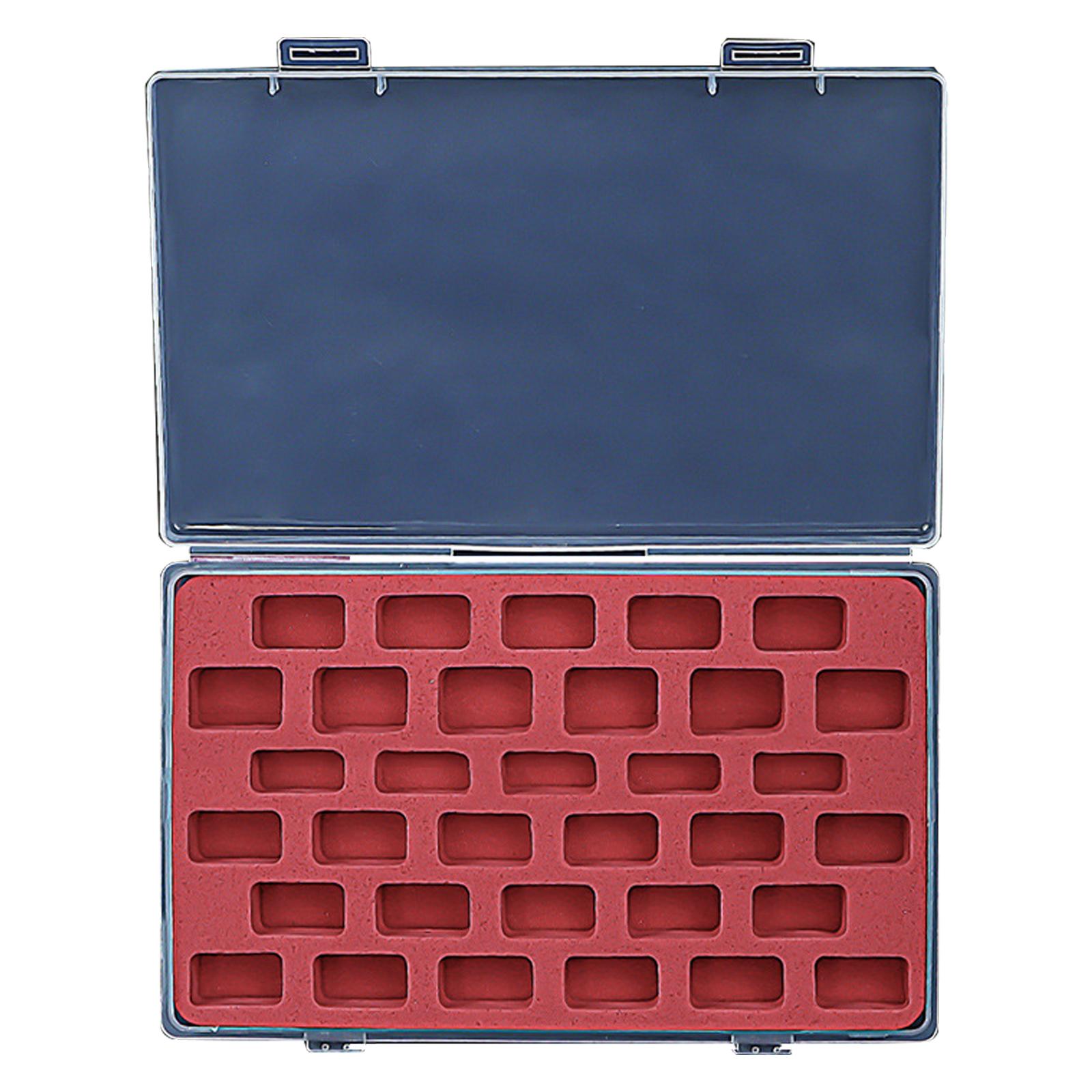 

33/66 Grids Bobbin Storage Box Bobbins Case Bobbins Organisers with Lid Sewing Accessories for Craft Hobbyists A