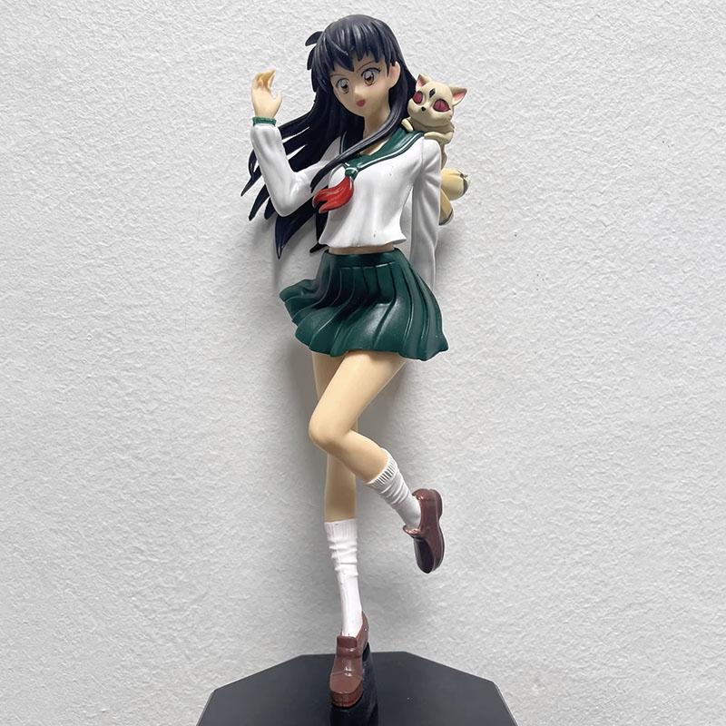 26Cm Inuyasha Action Figure Higurashi Kagome Figuras Manga Figurine Toys Collection Model Ornament Anime Peripheral Gift