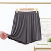 2022 Korean Style Modal Summer Pocket Shorts - Plus Size Loose Wide Leg Sleep Pants