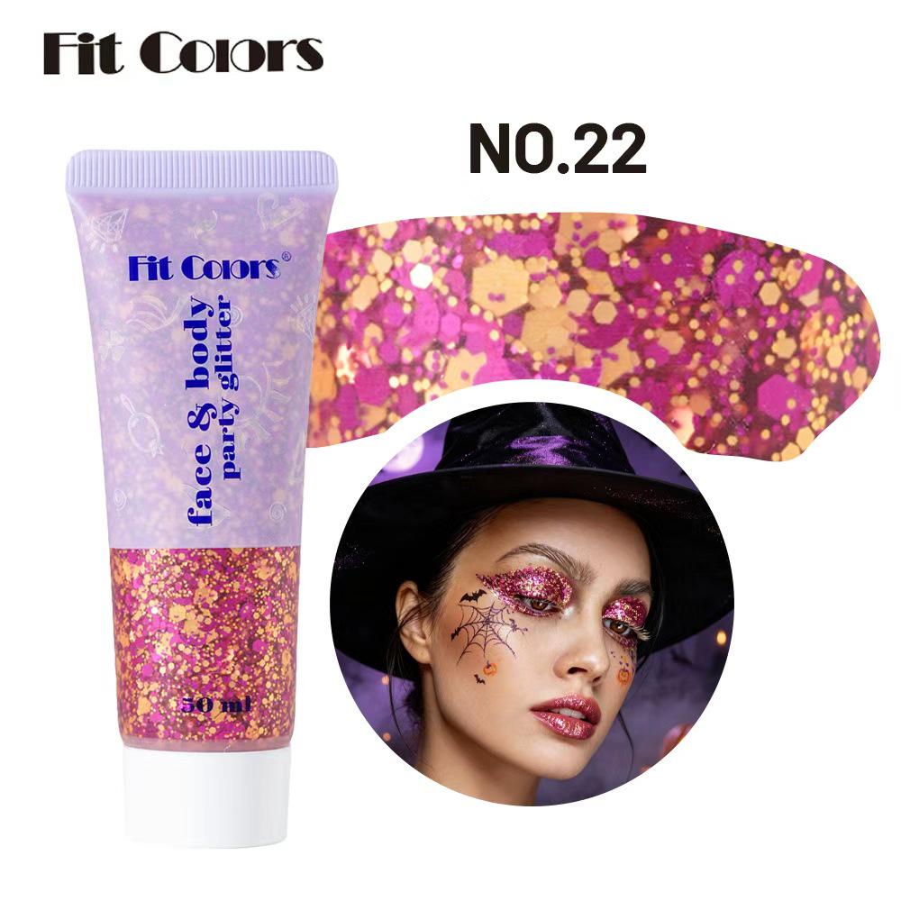 Iridescent Mermaid Scales Sequin Glitter Gel for Face, Body, and Eyes