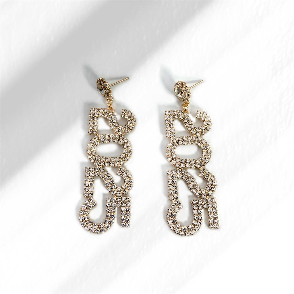 Elegant 2025 Pendant Earrings Jewelry Accessory for Women with Rhinestones Home Accent and Unique Long Designs