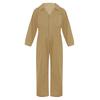 Kids Boys Fashion Mechanic Coveralls Long Sleeve Turndown Collar Zipper Front Jumpsuit Halloween Cosplay Costume