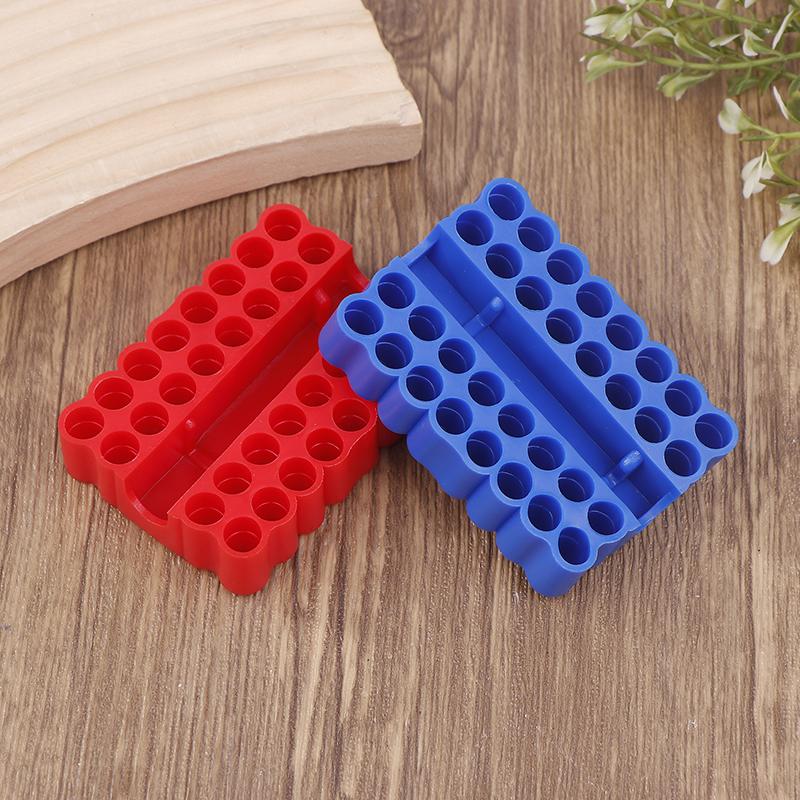 2 Buc Suport Bituri 32 Găuri Organizator Bituri Coadă Hexagonală Suport Bituri Șurubelniță Burghiu Pentru Depozitare Pentru Coadă 6.35Mm Cutie Depozitare