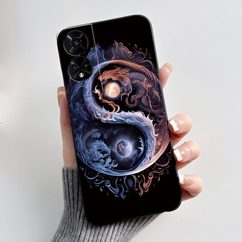 For TCL 50 5G / 50 SE Case Cute Rabbit Soft Black Silicone Back Cover For TCL 50SE Phone Cases TCL50 XE NxtPaper 5G Etui Fundas