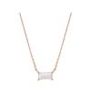 Tirrlirr Bijou Bright Silver Pink Necklace Tnjsvp00047M-W