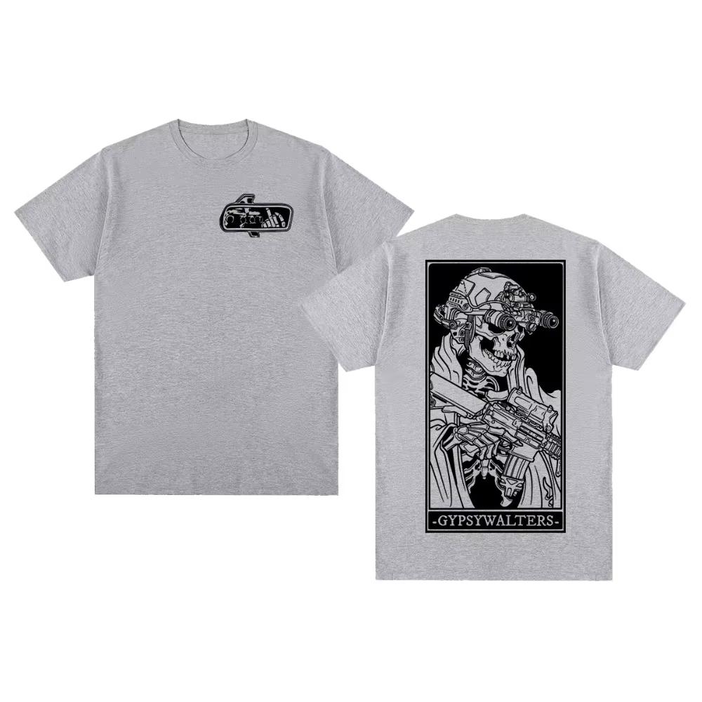 2025 New Summer Casual Short Sleeve T-Shir Print Cotton Regular Fit Round Neck Breathable Loose Unisex Tee Men Women Clothing