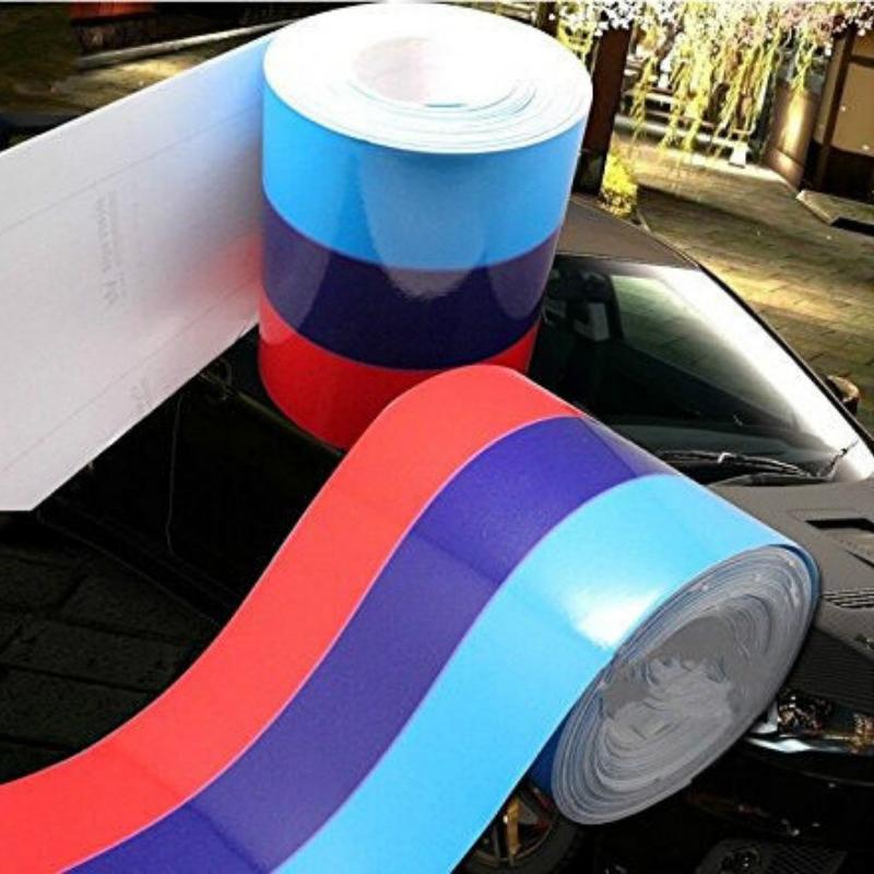 200*15cm Autos Multi-Color Stripe Karosserie Modifield Vinyl Aufkleber Dekoration Aufkleber