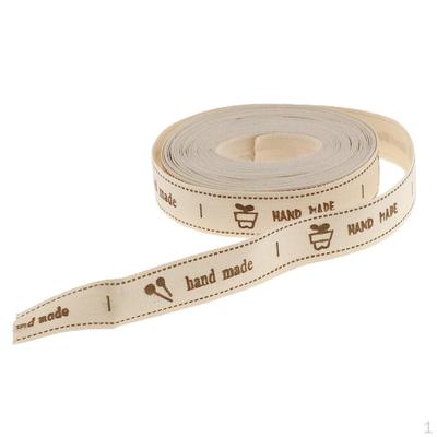 5 Yards Handgemaakte Katoenen Lint Tape Rol Cadeauverpakking DIY Naaicraft 15mm