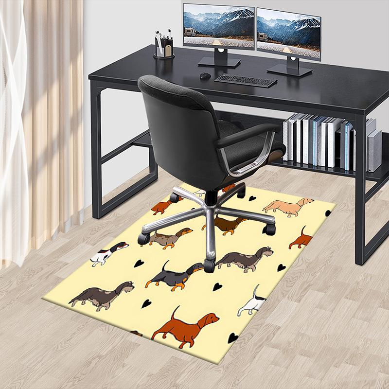 1PC Dog Pattern Extra Large Non-Slip Floor carpet, Office, family, bedroom, Studio - Large Area Rug Indoor Rugs, Vibrant Colors-W245