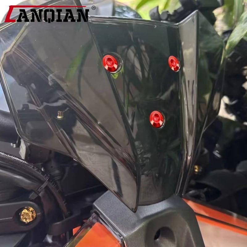 10PCS Fairing Screw For HONDA AfricaTwin XRV750 XRV 750 XRV650 XRV 650 Africa Twin Motorcycle Accessories Windscreen Bolts