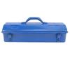 Blue Toolbox Metal Structure High Load Bearing Portable Tool Storage Organizer for Workshop Garage Car Job Site 410