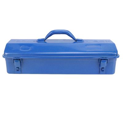 Blue Toolbox Metal Structure High Load Bearing Portable Tool Storage Organizer for Workshop Garage Car Job Site 410