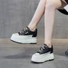 Autumn women's shoes new small thicksoled wedge heel muffin heel women's shoes inner height increase and casual shoes women's tide