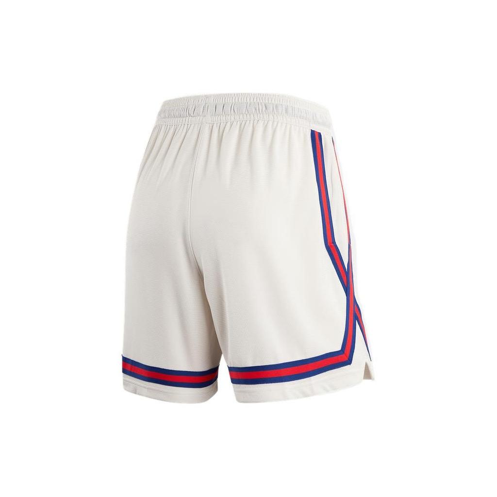 Nike FW22 Dri-Fit Striped Logo Print Drawstring Shorts Women shorts White DR2371-030