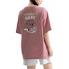 Reebok Casual Simple Comfortable Versatile Loose Round Neck Short Sleeve T-Shirt Unisex Tops Light-Pink 24SRM433UGF2