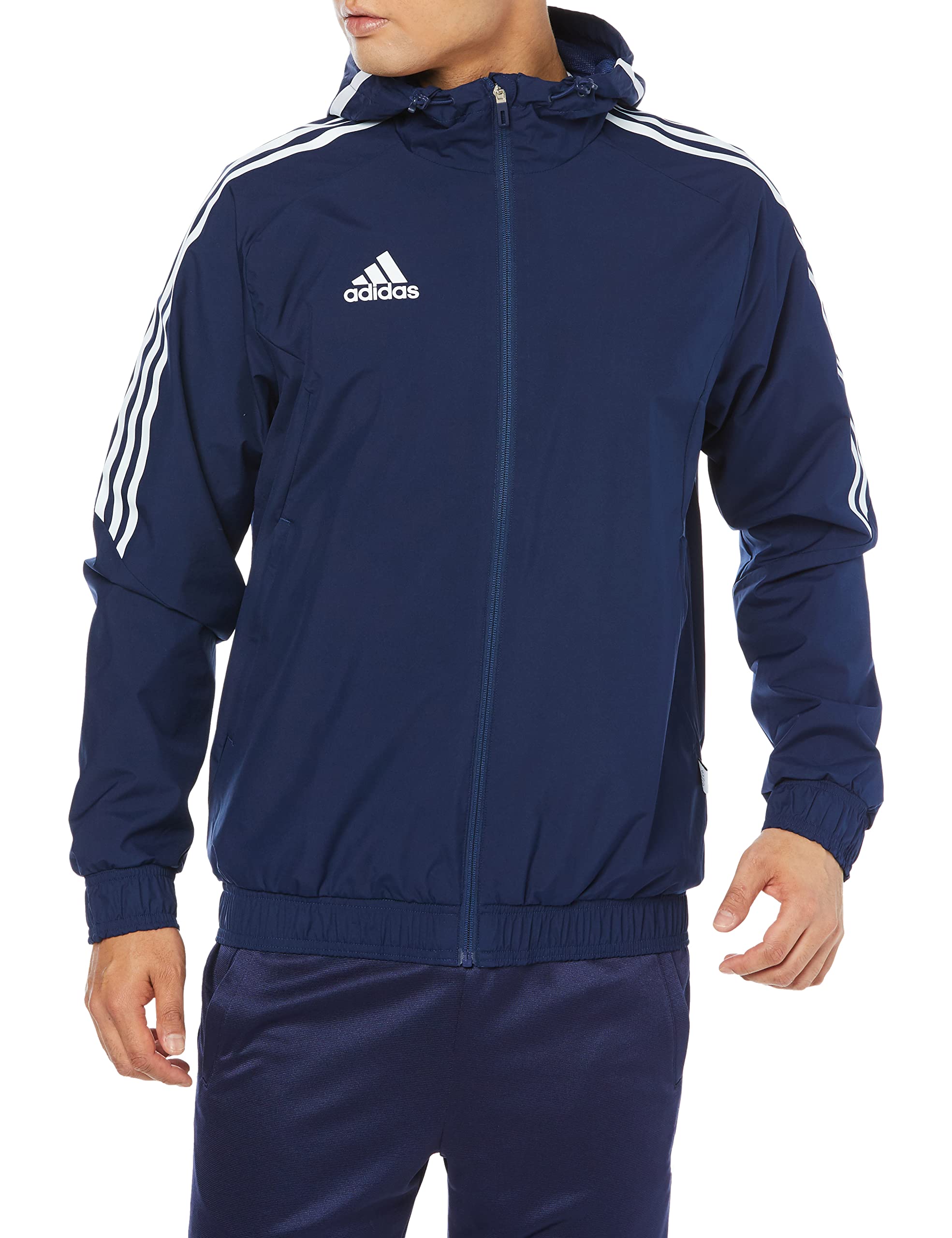 

Куртка Adidas Soccer Condivo 22 KMG02 Командный темно-синий Всепогодная Мужская (НА6266)