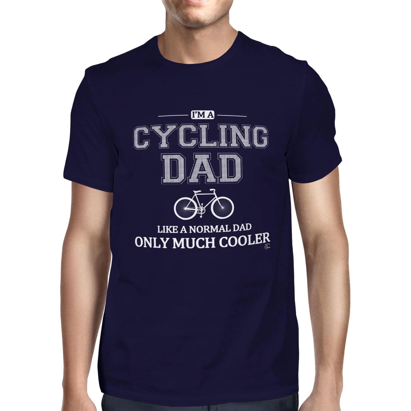 1Tee Mens Cycling Dad, Like A Normal Dad But Much Cooler T-Shirt XXL