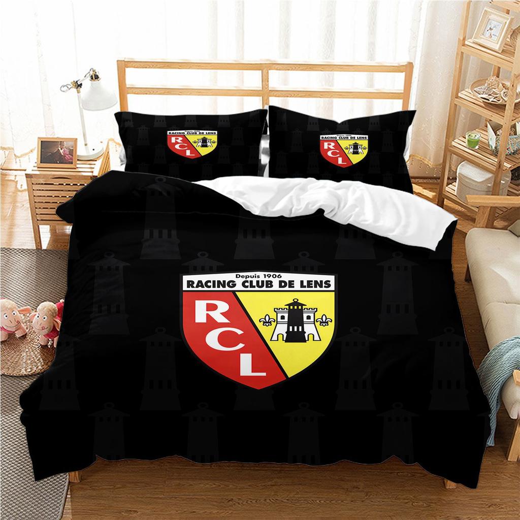 Bedding Four-Piece Set, Digital Printing Bedding, Football Basketball Quilt Cover Printing