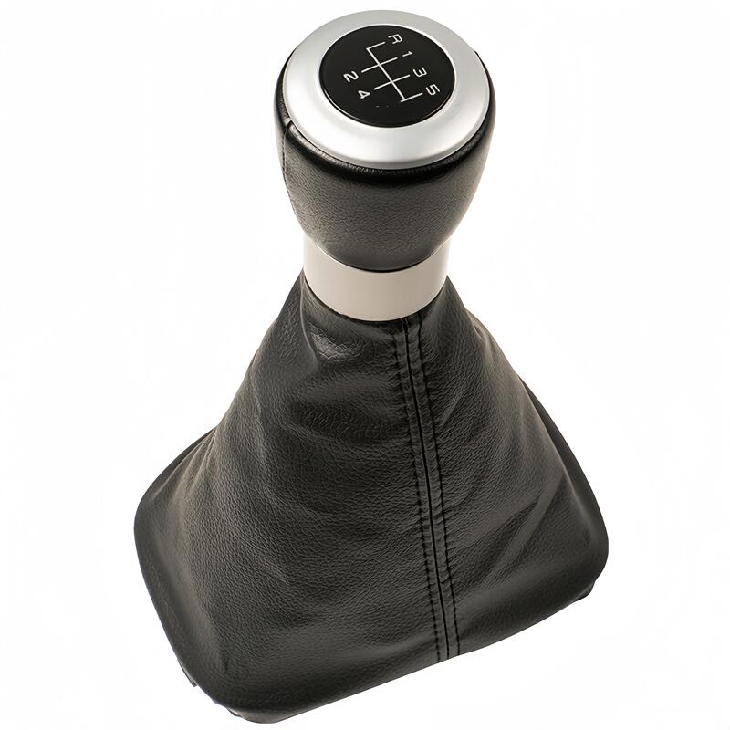 Manual Leather 5/6 Speed Gear Shift Knob Gaitor Boot Cover For Seat Alhambra 2000-2010 Car Styling Accessories Replacement Parts