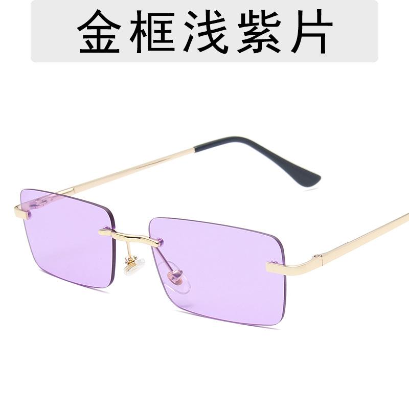 

New Borderless Square Sunglasses Women s Brand Designer Fashion Sun Glasses Women Outdoor Travel Eyewear UV400