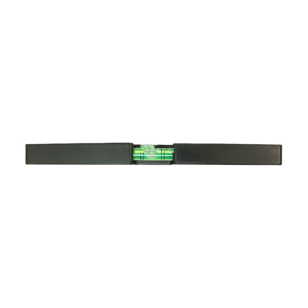 Winkelmesser Wasserwaage 20x5.5x1.6cm AcrylABS-Kunststoff Schwarz Wasserwaage