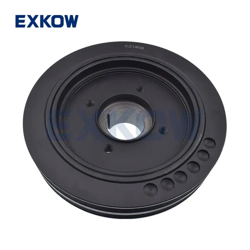 Crankshaft Belt Pulley Fit for Mitsubishi 2.5D L200 K64T K74T KA4T Pajero Montero Sport V24W V44W K94W 4D56 MD374223