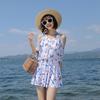 Women's 2025 Korean-Inspired Cross-Border Two-Piece Swimsuit: Conservative Beach Sport Style