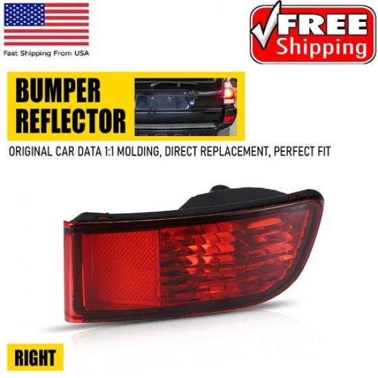 Rear Bumper Reflector Tail Light Lamp Case Right For Side 03-05 Toyota 4Runner