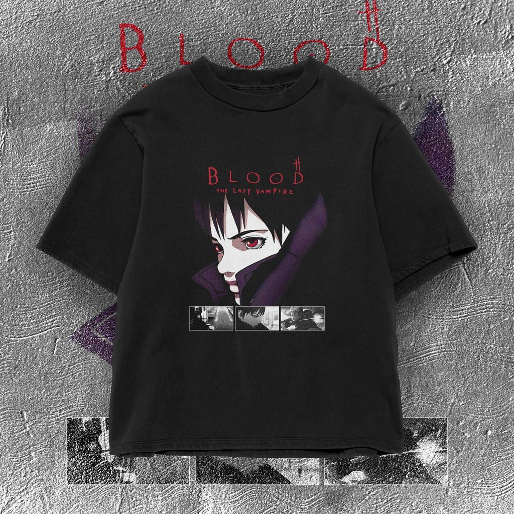Blood The Last Vampire T-Shirt | Dark Anime Girl Tee | Y2K Horror Culture