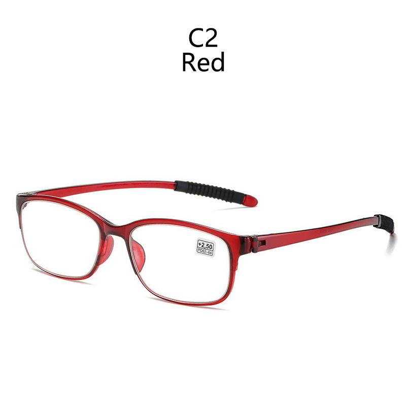 

New Tr Lightweight Anti-Blu-Ray Reading Glasses Fashion Oval Small Frame Old Man Mirror Comfortable Reading Glasses 4