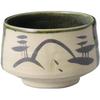 Matcha Oribe Landscape Mino Made In Japan Ale-net Bowl, Design, Ceramic, Ware,