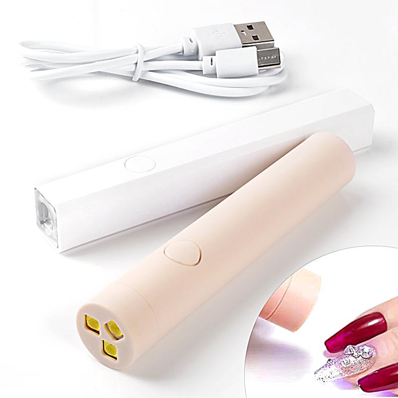 Mini Portable Salon Nail Dryer Lamp Professional Quick Dry LED UV Lamp For Nails Gel Curing Machine Ultraviolet Flashlight Pens