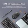 2.4GHz Wireless Keyboard Mouse Set Mobile Phone Tablet Computer Bluetooth Keyboard Mouse Set Mute 104 Keycaps Keyboard Plug and Play