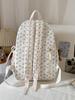 Korean Style Girls Backpack With Bow Pattern For School And Travel Purposes