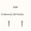 100 Mini DIY Metal Screws, Suitable for Walls, Wood, Pendant Tools, Accessories, Home Furnishings